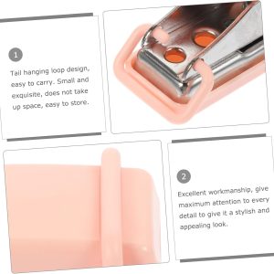 Portable Stapler 4pcs Hole Punch Mini Compact Stapler Staple Stapler Office Stapler Small Stapler Lovely Stapler Stainless Steel School Supplies Student No Nails